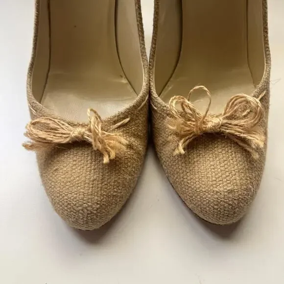 Prada tweed heels brown tweed - Picture 2 of 7